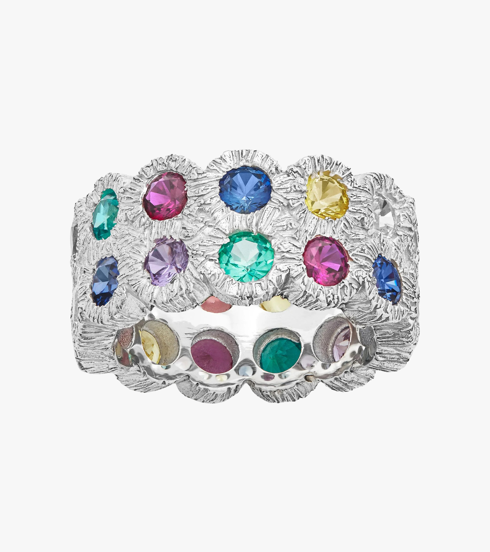 Flowers Grow Together Eternity Ring